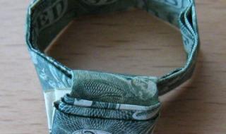 用钱折戒指 用钱折戒指